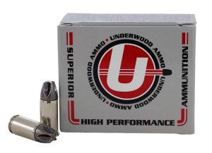 Underwood Ammo 875 9mm 90gr 20/Box Nickel-Plated Brass 1400fps