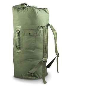 Schreck MA189-OD Nylon Cordura Duffle Bag OD Green 2.5 lbs US Made