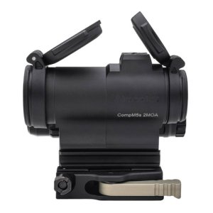 Aimpoint, CompM5S, Red Dot Sight, 30mm Tube, 1x 2 MOA Dot, Picatinny Mount with LRP, 39mm Spacer, Matte Black