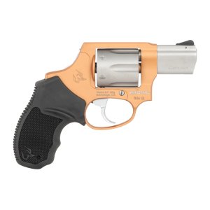Taurus 2-85629ULC22CH 856 Ultra-Lite Small 38 Special +P 6 Shot 2 Matte Stainless Barrel & Cylinder, Copper Cerakote Aluminum Frame, Black Ribber Grip, Transfer Bar, Safety Concealed Hammer