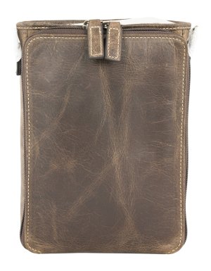 GTM GTM-CZY/11 BROWN LRG ESSENTIALS CROSSBDY-BUFF