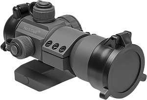 NcStar DRGB135U 35mm Dot Sight 1x 3 MOA Red Green Blue Cantilever Mount