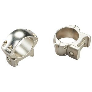 Weaver Grand Slam 1" Medium Steel Scope Ring Set Silver 49321