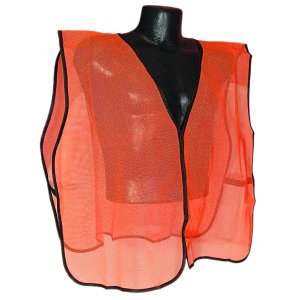 Radians SVO Safety Vest Universal Size High Visibility Orange Mesh