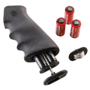 Hogue 15010 OVERMOLDED Black Rubber Grip with Storage Compartment
