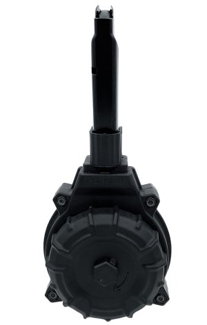 ProMag S&W Shield Plus 9mm Drum Magazine, 50-Round Capacity, DuPont Zytel Polymer, Black Finish
