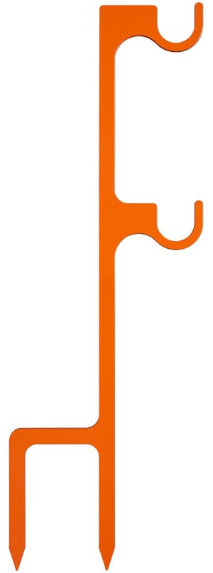 Champion 44915C Impact Steel Double Hanger Stake 19" Orange Rimfire