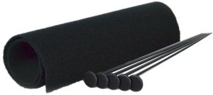 Gun Storage Solutions RR5SKBL Small Rifle Rod Kit .22 Cal 5-Pack 19"x15"