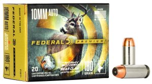 Federal Premium P10T1 10mm Auto 180 Grain Jacketed Soft Point 20 Rounds