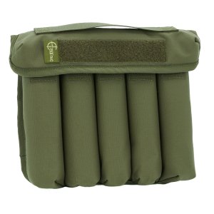 Cole-TAC CD105 Can Caddy, 500D Nylon, Ranger Green, 5 Slots, 9.25"x10.5"x2.5"