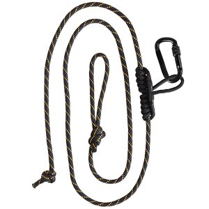GSM Outdoors MUDMSA070 Lineman Safety Rope Black Nylon 300 lb