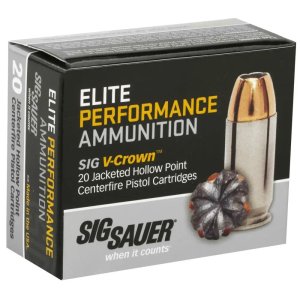 Sig Sauer E380A120 Elite Defense 380 ACP 90 gr JHP 980 fps (20 Bx/10 Cs)