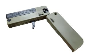 Trailblazer LC1-NBG LifeCard .22 LR Single Action Handgun Bazooka Green