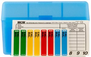 MTM Case-Gard RL5024 Ammo Box 270-Rounds Polypropylene Clear Blue