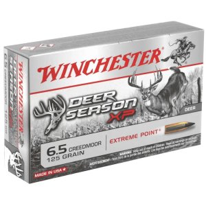 Winchester Ammo X65DS Deer Season XP 6.5 Creedmoor 125 gr Extreme Point 20 Per Box/ 10 Cs