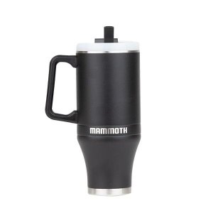 Mammoth Ascent 40oz Stainless Steel Bottle, Powder Coat, Easy-Grip Handle (UPC 025011)
