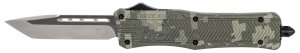 CobraTec MADCCTK1MTNS CTK-1 Medium 3" OTF Tanto D2 Blade DigiCamo Handle