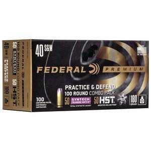 Federal Premium HST JHP/Syntech TSJ 45 Auto 230gr 100 Rounds