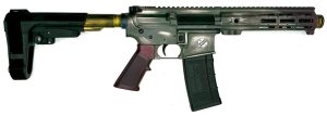 Zeus Arms Aether 5.56 30Rd 7.5in SBA3 Tactical Pistol