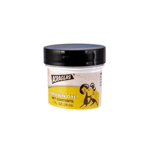 Brownells Acraglas Dye Brown 1 oz 60901-01