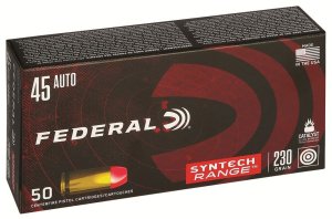 Federal Premium AE45SJ1 .45 ACP 230 Grain Total Synthetic Jacket 50