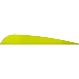 AAE TRAD40YE50 Trad Vanes Yellow 4" 50pk High-Performance Archery Vane