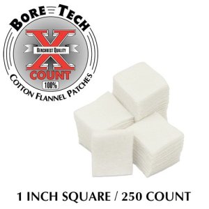Bore Tech PATCH 1IN SQUARE 250/BAG