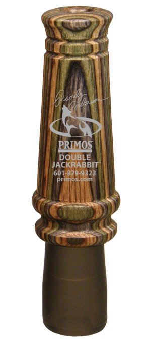 Primos 366 Double Reed Call Laminated Wood Multi Color Predator Call