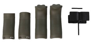 Glock 39844 Backstrap Beavertail Set Battlefield Green Polymer