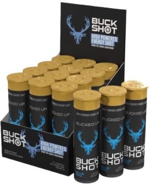 BUCKED UP 2OZ ENERGY SHOTS BLUE RAZ 2-12