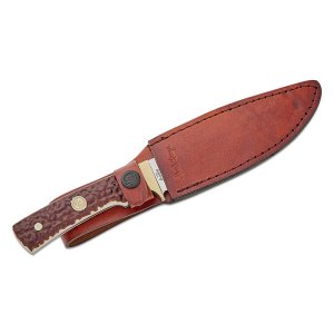 Uncle Henry 190UH Fixed Knife, 5.25" Clip Point Blade, Staglon Handle