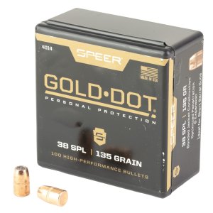 Speer Gold Dot 4014 38 Special 135gr Hollow Point Bullets 100/Box