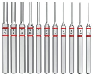 REAL AVID/REVO Accu-Punch 11-Piece Standard Pin Punch Set (AVAPK-S)