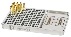 Horn Hunter 480044 Reloading Block Red Aluminum 100 Round Rifle