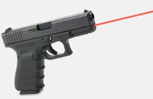 LaserMax LMSG423 Glock 23 Red Guide Rod LaserSight Black 0.63" AT 20 YARDS