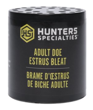 Hunters Specialties 00167 Adult Doe Estrus Can Call Deer Attractant Black