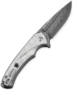 CIVIVI Voidflare Flipper 2.92 In Damascus Blade G10 Aluminum Foil Handle