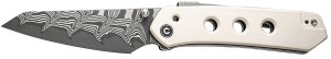 CIVIVI C22036DS1 Vision FG 3.54" Ivory G-10 Damascus Blade Knife