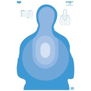 Birchwood Casey Eze-Scorer 23x35in Transitional Blue Targets 100-Pack