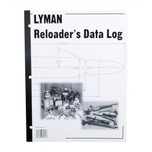 Lyman Reloader's Log Book 50 Pages - 0.50" x 8.60" x 11.00" - Softcover