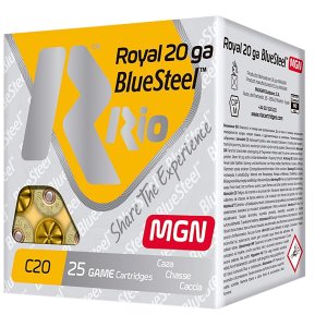 Rio RBSM204 BlueSteel 20Ga 3" 1oz #4 Shot 25/Box 1400fps Non-Toxic
