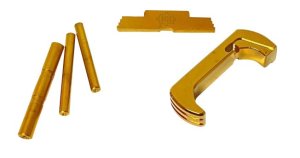 Cross Armory CRG4OKGD Kit for Glock Gen4 Gold Anodized Steel Aluminum