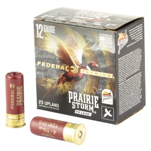 Federal Premium Prairie Storm FS 12 Gauge 2.75 In 1.25oz 4 Shot 25 Box