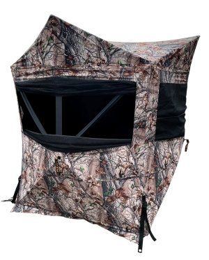 Muddy Outdoors Twin Peaks Hub-Style Camo Blind 600D Polyester 70x58
