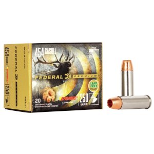 Federal P454XB1 454 Casull 250gr Barnes Expander BRX 20 Rounds Box