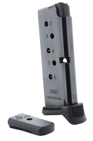 C Products Defense DuraMag Ruger LCP .380 ACP 6 Round Blued Carbon Steel