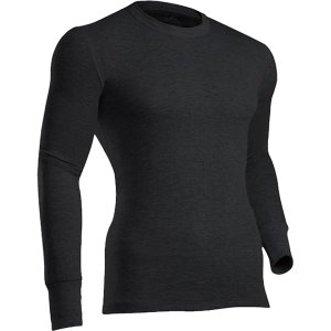 ColdPruf 75ABKMD Platinum II Crew Black Medium 70% Polyester 30% Wool