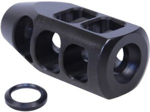 Guntec USA AR15 Steel Multi-Port Compensator Gen TANK9223G2
