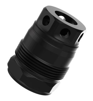 LPM LPM-2011 Muzzle Brake Compensator 1/2"-28 Thread 3.5" Length