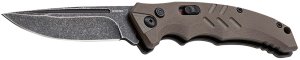 Boker 01BO483 Intention II Folding Drop Point Plain D2 Steel Blade Brow...